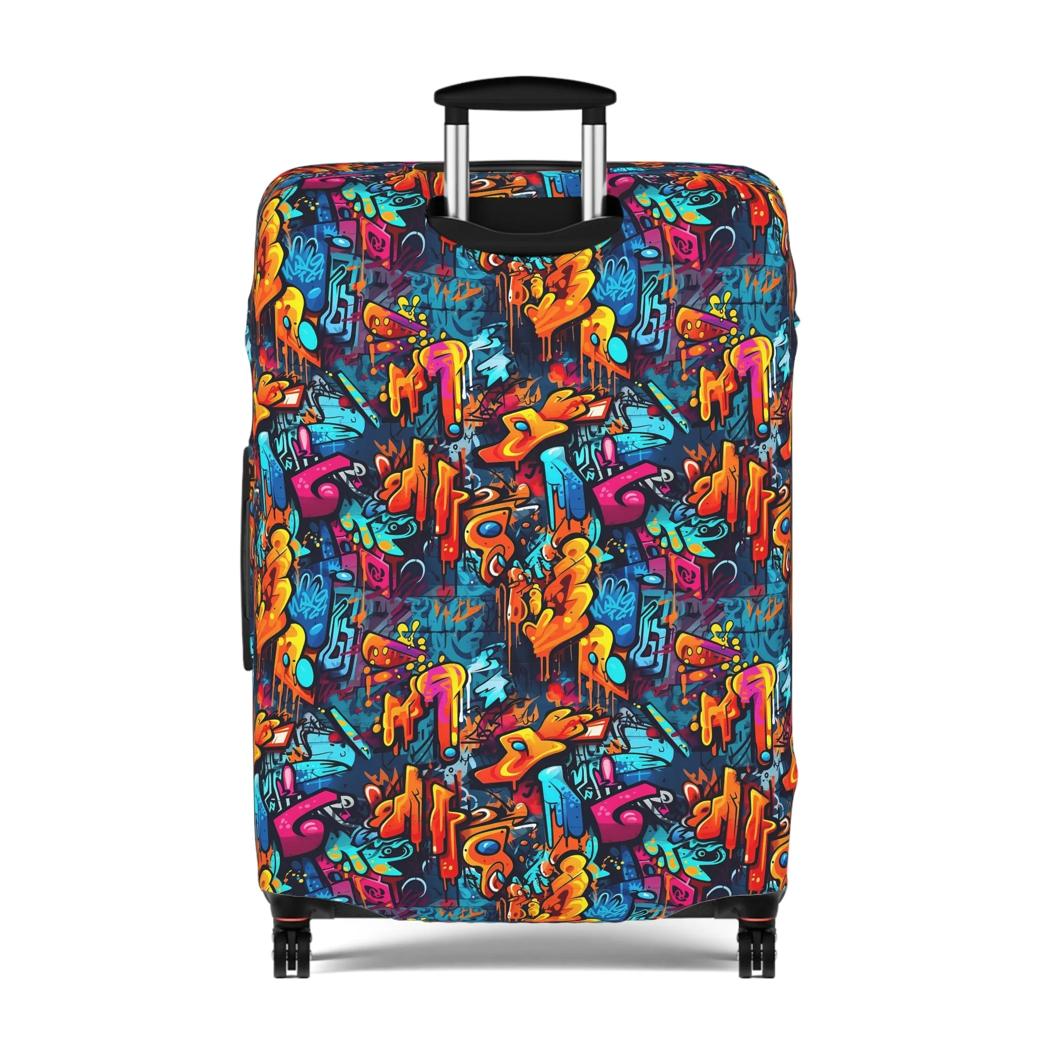 3D Abstract Graffiti Colorful Design  - Luggage Protector and Cover 3 Sizes