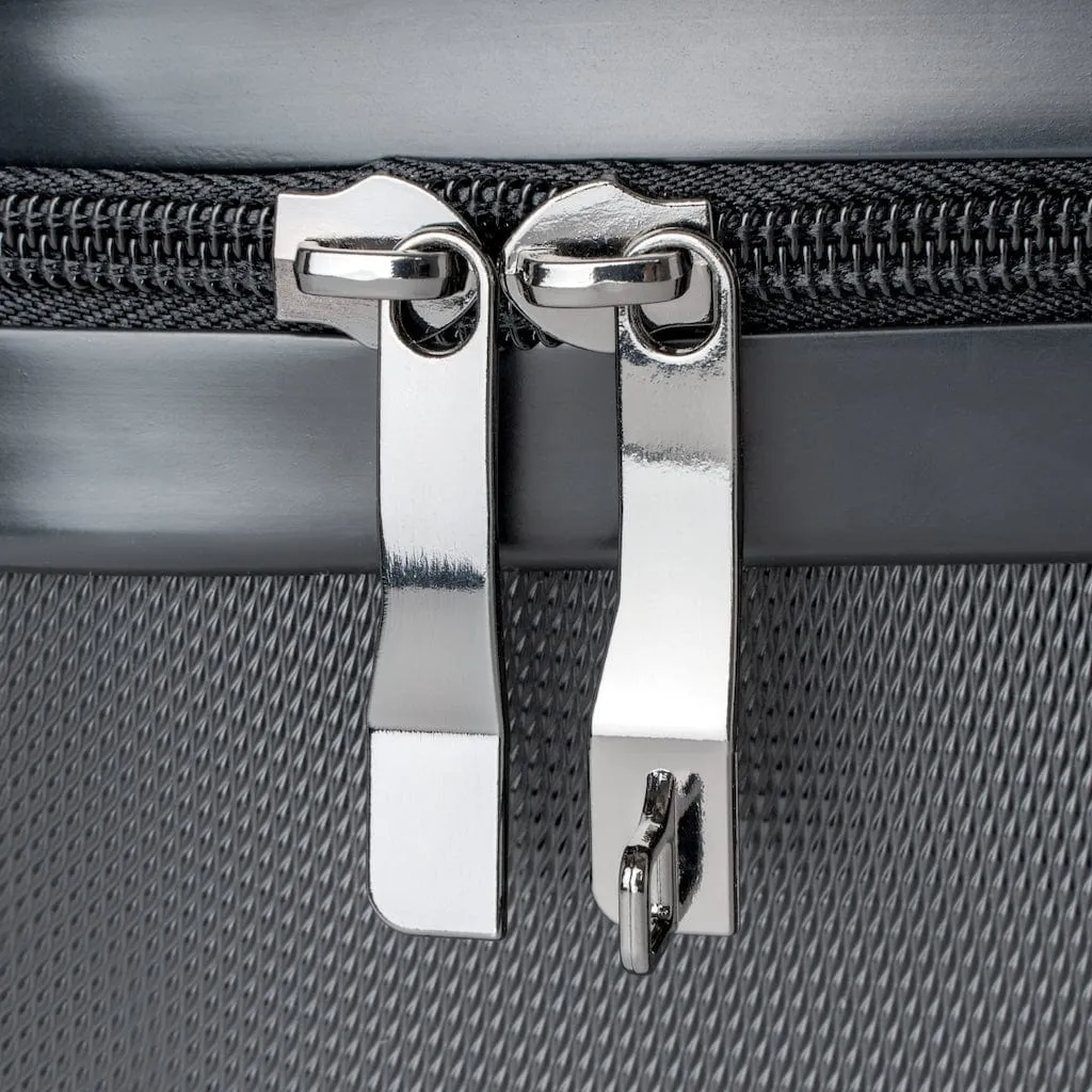 Black & White Cow Print Luggage Set