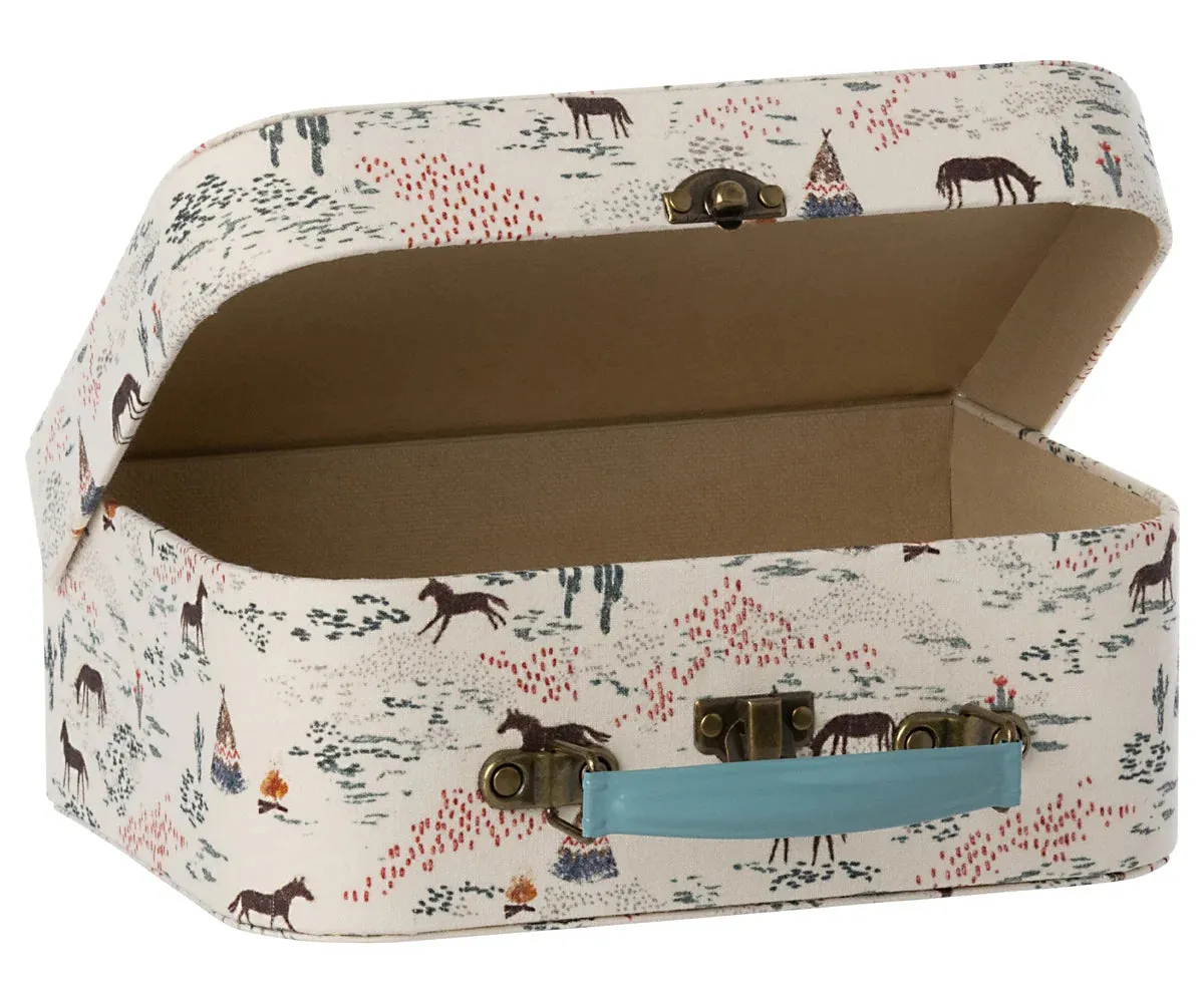 Maileg Suitcase Fabric Set 2pcs medium size 22cm wide largest Chevaux